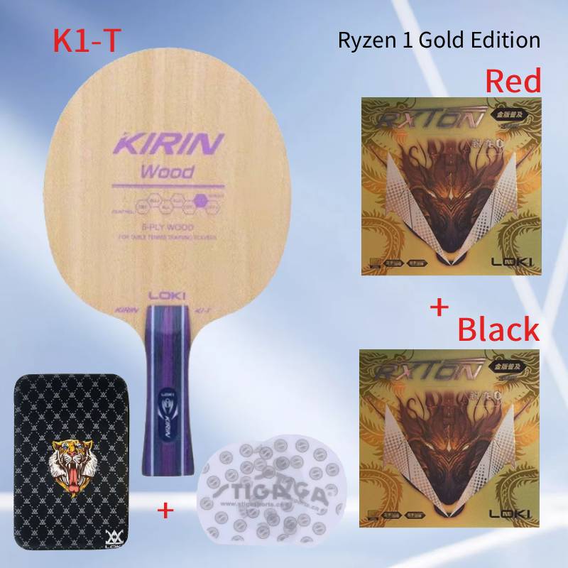 Table Tennis Loki - Thunder God Kirin K-1T puur houten