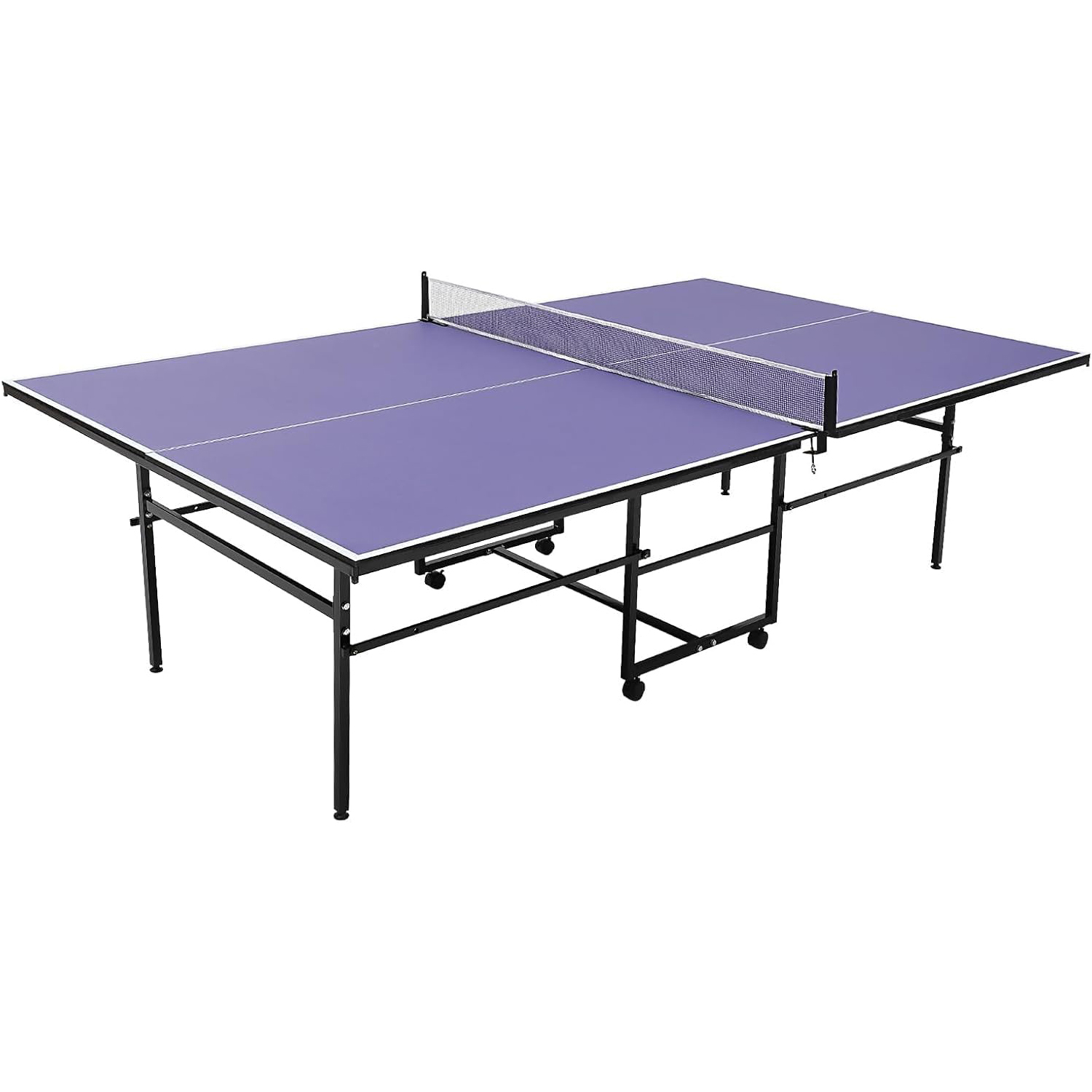 Table Tennis Olympics - 8 ft draagbare pingpongtafel, professioneel spel