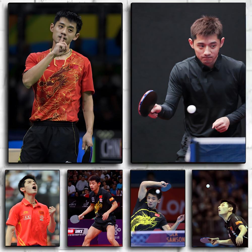 tafeltennis Zhang Jike Poster  - Table Tennis Zhang Jike recensie en prijs