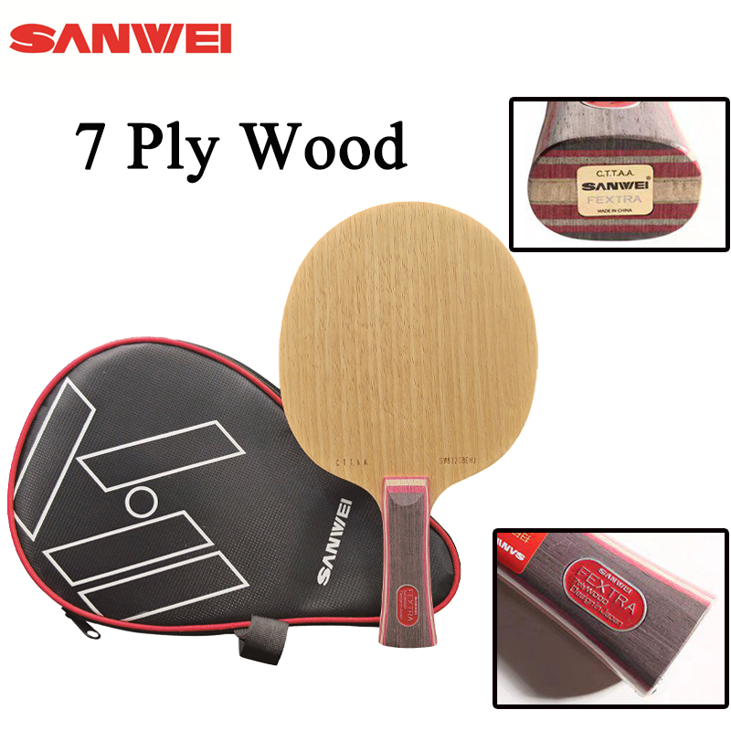 Nieuw SANWEI FEXTRA 7 Tafelten - Table Tennis Racket recensie en prijs