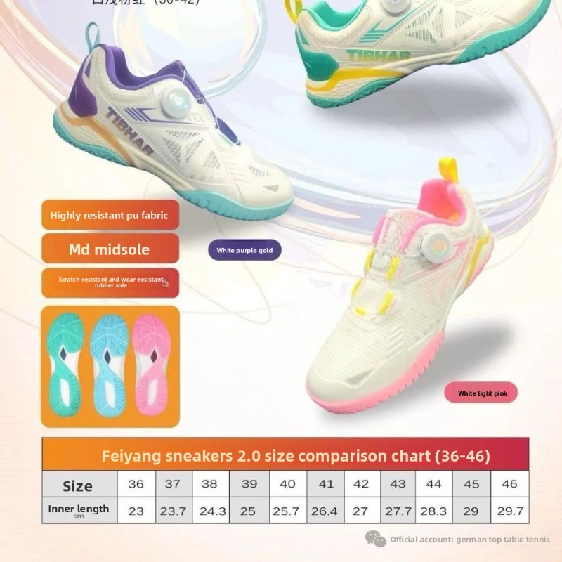 2026TIBHAR Tafeltennissneaker  - Table Tennis Loki recensie en prijs